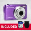 Skaitmeninis fotoaparatas Agfa Photo DC8200 Violetinis + Dėklas + SD 16GB kortelė
