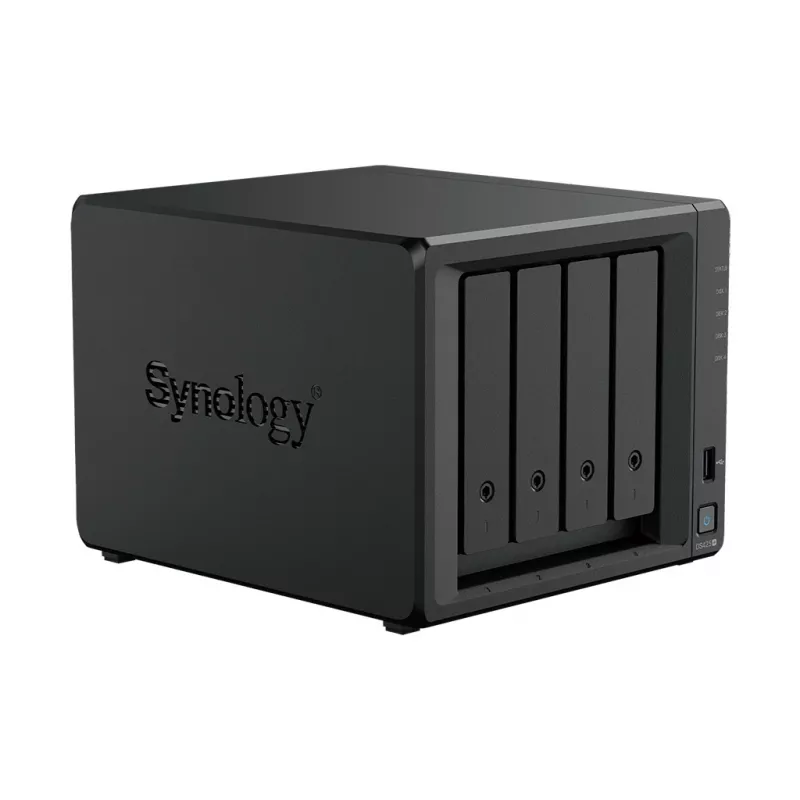 NAS saugojimo serveris SYNOLOGY DS425+ – 4 lizdai, Intel Celeron J4125 2.0–2.7 GHz, 2 GB DDR4, 0 TB, 2.5GbE, 2 M.2 lizdai