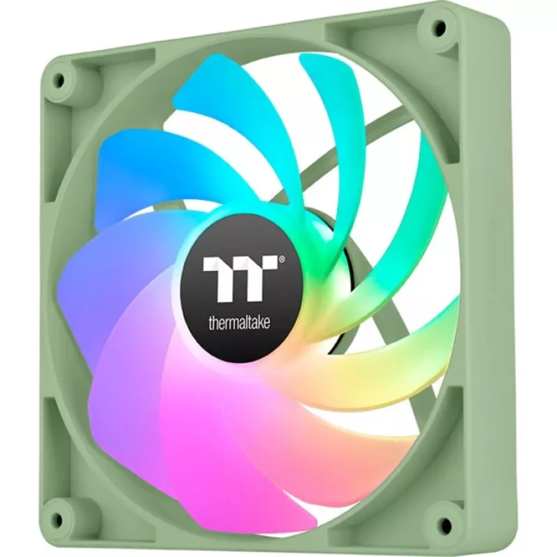 Thermaltake CT140 Reverse ARGB Sync Matcha Green 140 mm korpuso ventiliatoriai, 2 vnt. (CL-F201-PL14MG-A)