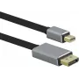 Mini DisplayPort į DisplayPort laidas helos 288473, 8K, DisplayPort 2.0, 2,0 m, juodas