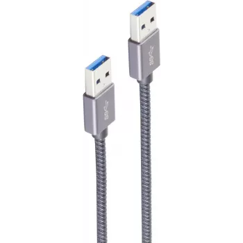 USB laidas ShiverPeaks BS13-37020 1m USB 3.2 Gen 2 pilka