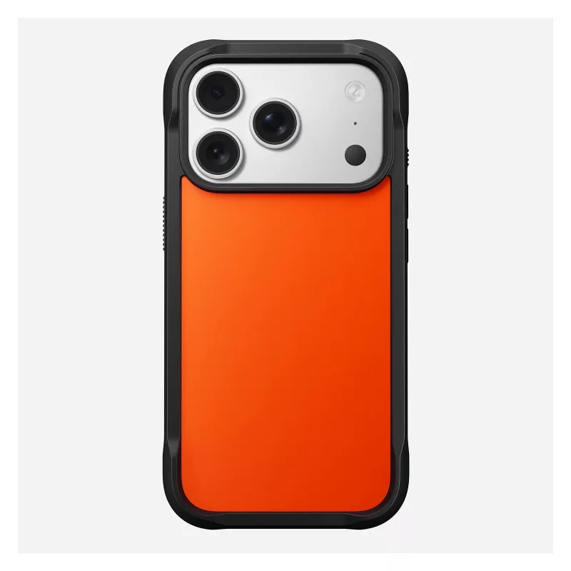 Mobilaus telefono dėklas Nomad Rugged Case, skirtas iPhone 17 Pro — 16 cm (6,3 colio), oranžinis