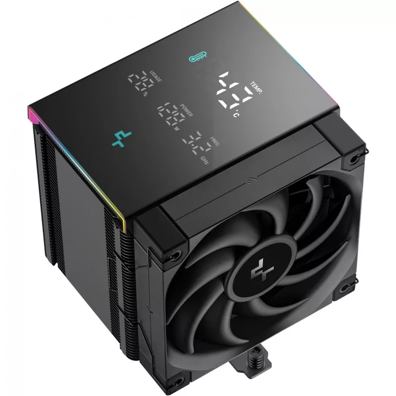 Oro aušintuvas DeepCool AK500 Digital Pro 12 cm juodas, Fluid Dynamic Bearing