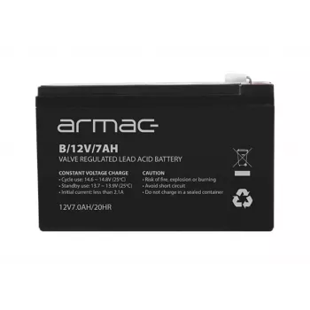 ARMAC B/12V/7AH – sandarus švino rūgšties akumuliatorius 12V 7Ah
