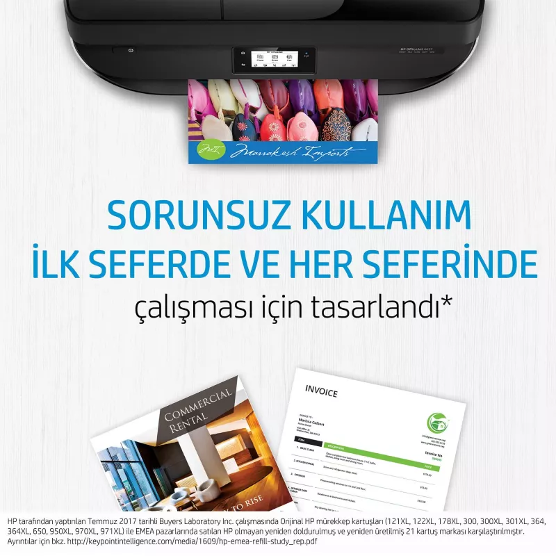 HP 305 Original juodos spalvos rašalo kasetė, juoda, 1 vnt., 120 puslapių