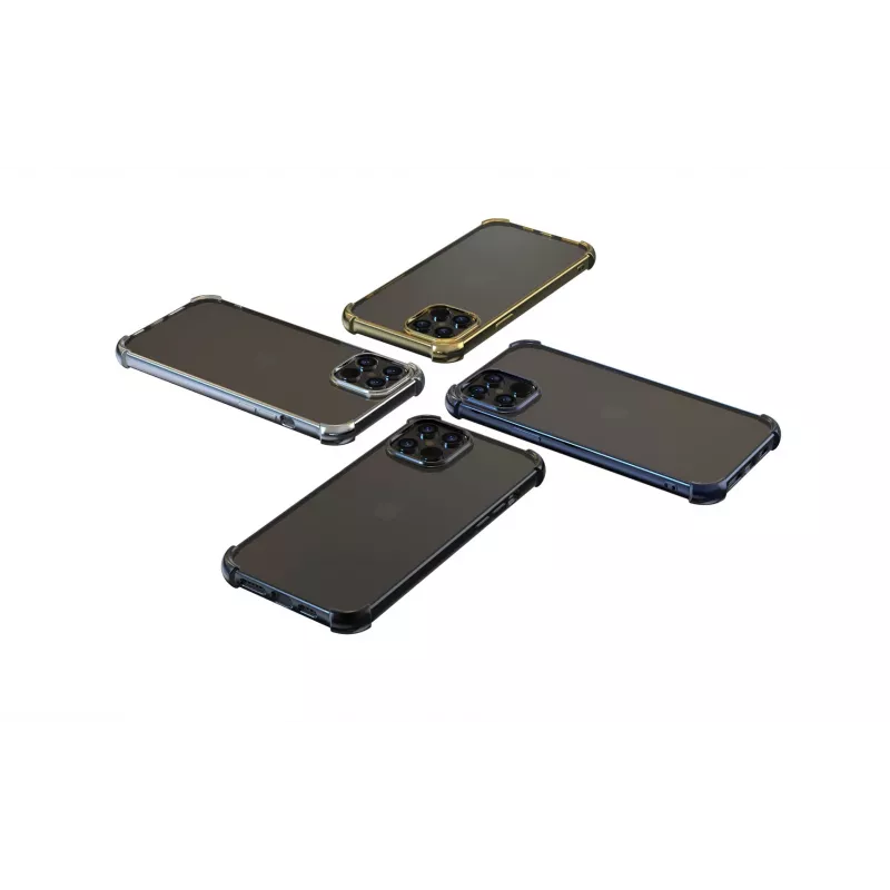 Apsauginis minkštas dėklas Devia iPhone 12 Pro Max – smūgiams atsparus, auksinis