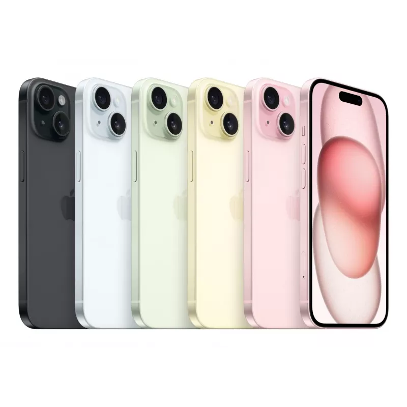 Apple iPhone 15 15.5 cm (6,1 inch) Dual SIM iOS 17 5G USB Type-C 128 GB Mėlyna