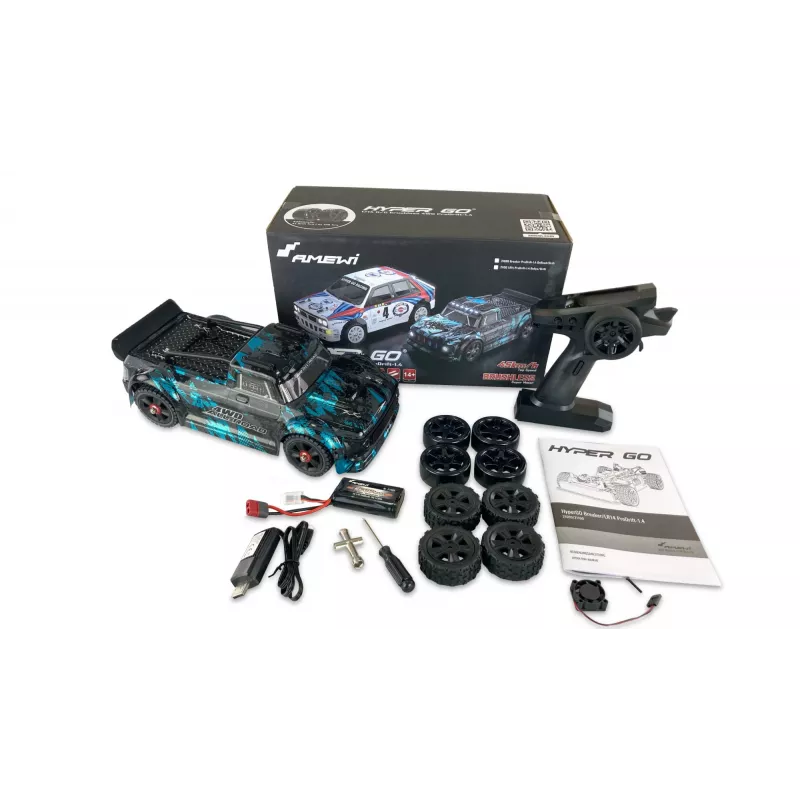 Automobilis RC Amewi Hyper Go Breaker Prodrift 1.4 Elektrinis variklis 1:14