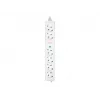 Prailginimo laidas LogiLink LPS271 1,5 m 6 AC lizdų vidaus patalpoms baltas