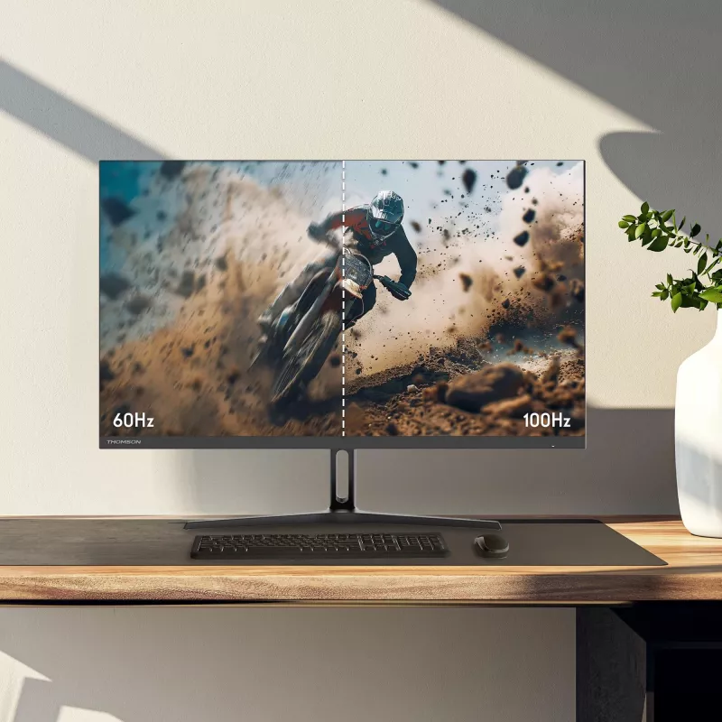 Monitorius THOMSON M24FB2Y14 24 colių (61 cm) Full HD 1920x1080 VA LED, 14 ms, VESA, juodas