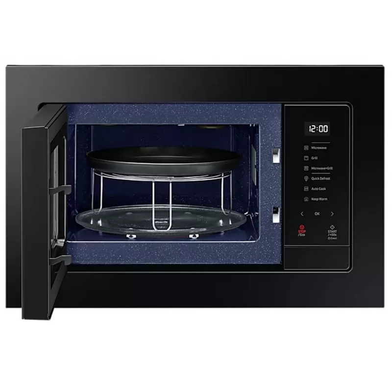 Įmontuojama mikrobangų krosnelė Samsung MG23A7318CK/E2, 23 l, 800 W