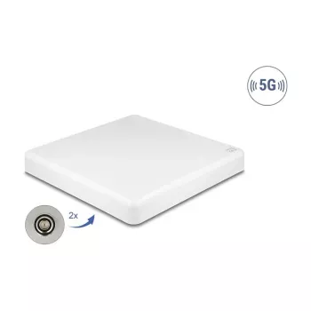 Kryptinė MIMO antena DELOCK 81465 5G LTE 2×N jungtys 2.7–9.0 dBi