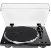 Patefono grotuvas Audio-Technica AT-LP70XBTBS, juodas/sidabrinis, visiškai automatinis, diržinė pavara, Bluetooth, integruotas fono išankstinis stiprintuvas