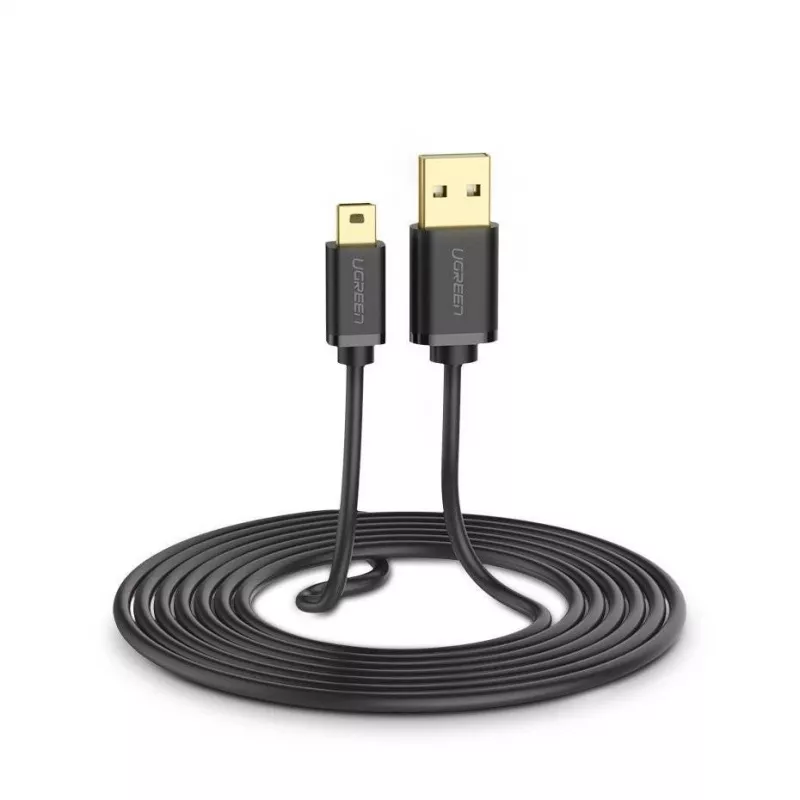 Ugreen USB laidas - mini USB 480 Mbps 3 m US132 (juodas)