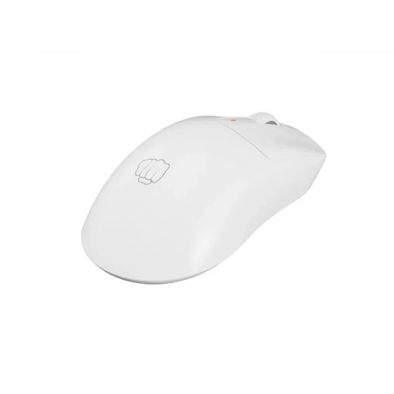 Belaidė pelė Fury Tanto T4 – 12000 DPI, balta, programuojami mygtukai, ergonomiška