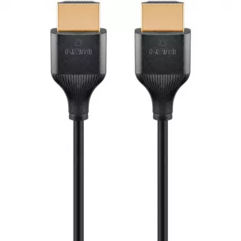HDMI kabelis Goobay 75297 0,5 m HDMI A tipo kištukas 48 Gbit/s juodas