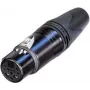 Neutrik NC10FXX-14-B Kištukinis XLR Jungtis Juoda (NC10FXX-14-B)