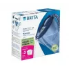 Vandens filtro ąsotis BRITA Marella 2,4 L su 3 Pure Performance kasetėmis, Maxtra Pro, mėlynas