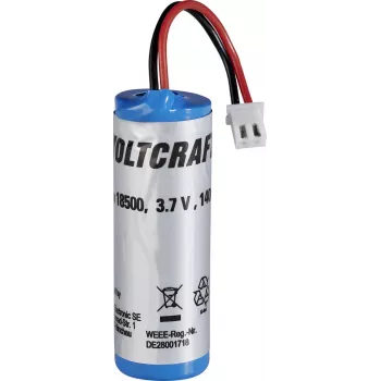 VOLTCRAFT 18500 ličio jonų akumuliatorius, tipas 18500, tinkamas IR-termometrams IR1000-50CAM, IR-1600 CAM