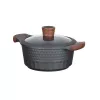 Virtuvės indas Resto Kitchenware Capella 2,6 L apvalus juodas medinis
