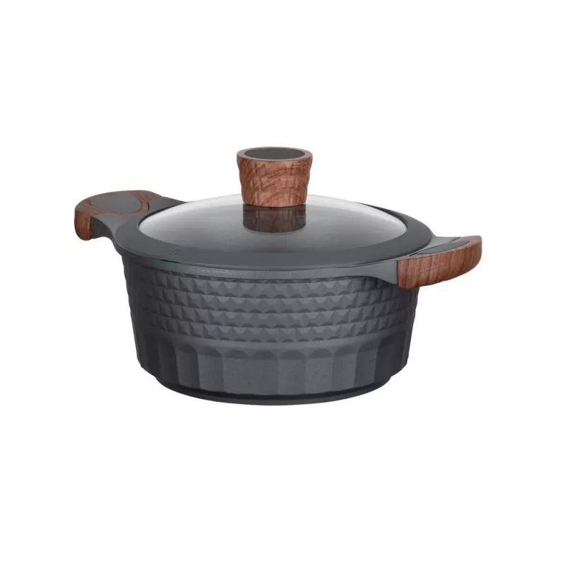 Virtuvės indas Resto Kitchenware Capella 2,6 L apvalus juodas medinis