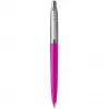 Parker 2075996 – Užsegamas ištraukiamas tušinukas, blizgantis magenta plastikinis korpusas, nerūdijančio plieno dangtelis