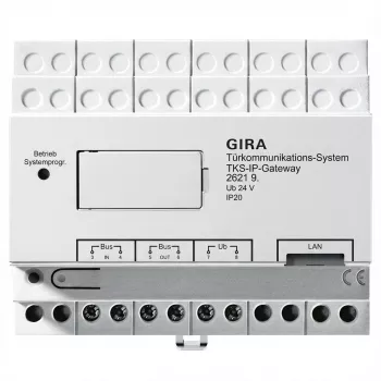 IP šliuzas Gira 262197 (2-oji karta) TKS domofonų sistemoms, 5 durų palaikymas