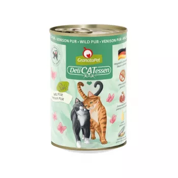 GRANATAPET DeliCATessen Venison šlapias kačių ėdalas – 400g