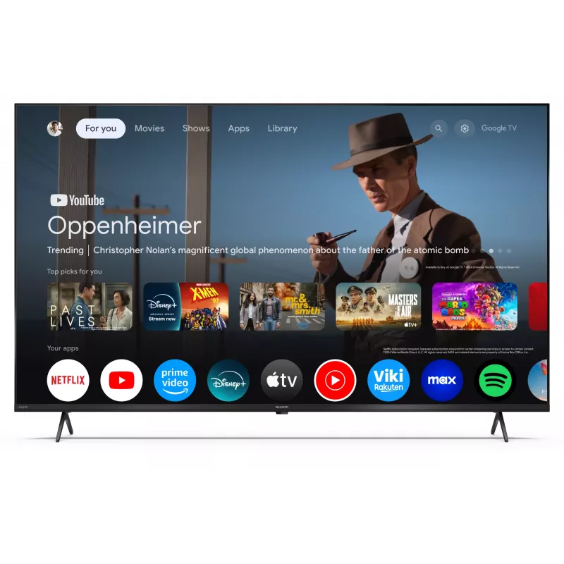 Sharp 50HL4265E 50 colių UHD Smart TV su Google TV