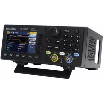 VOLTCRAFT FG-1602 funkcijų generatorius, maitinamas iš tinklo, 1 µHz – 60 MHz, 2 kanalų, savavališkos formos (VC-13082815)