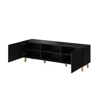 Cama RTV spintelė PAFOS 150x42x52 juodas matinis