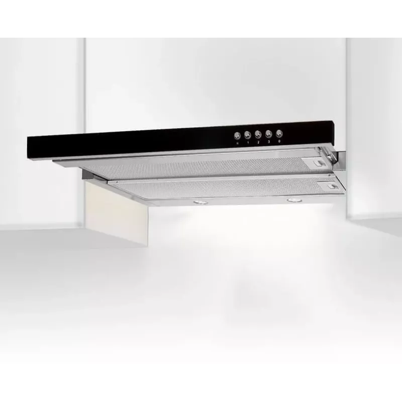 Akpo WK-7 Light Glass 50 po spintele montuojamas gartraukis, nerūdijantis plienas, juodas