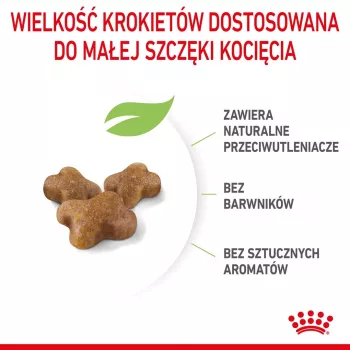 Sausas kačių ėdalas Royal Canin Kitten 10 kg – vištiena