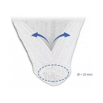 Pintas movos vamzdelis DeLOCK 20816 10 m x 25 mm baltas