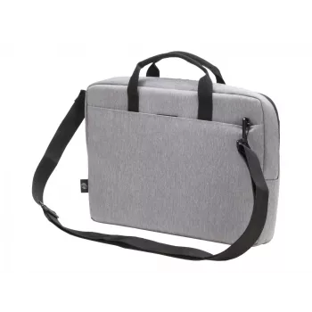 Portfelis DICOTA Slim Eco MOTION 12 - 13.3 colio pilkas su nešimo rankena ir peties diržu
