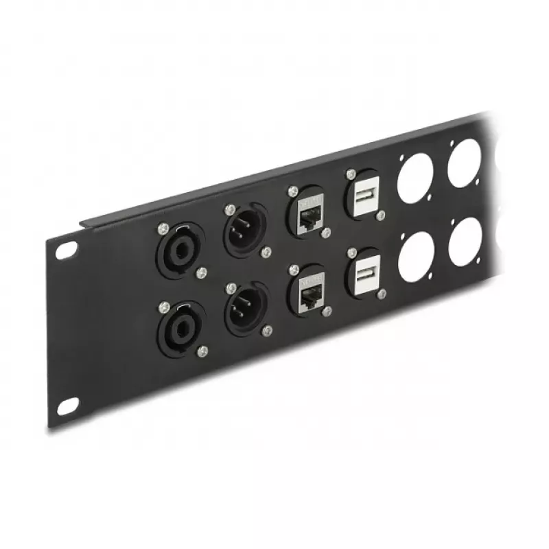 DeLOCK 88055 priedas pataisos skydui 2U juodas