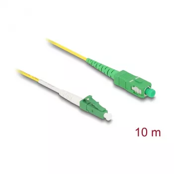 DeLOCK 83876 InfiniBand / šviesolaidinis kabelis 10 m LC SC geltonas
