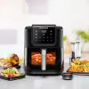 Kaitintuvo oro gruzdintuvė Rommelsbacher FRH 1700 Single 8 L 1700 W su 10 programų ir LED ekranu