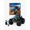 Konstrukcinis žaislas LEGO City 60402 Mėlynasis monstrų sunkvežimis su didelėmis padangomis, 148 dalių, 1 minifigūrėlė, nuo 5 metų