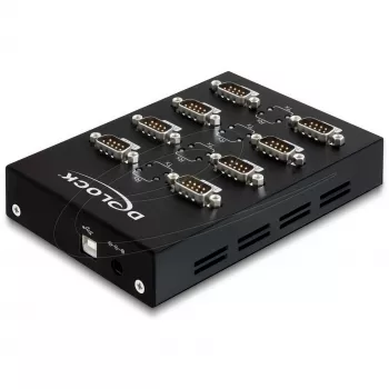 DeLock USB2.0 į 8 x RS-232 nuoseklųjį adapterį (61860) – 8 prievadų USB2.0 serijinis adapteris