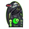 FLEXI New Neon M – ištraukiamas pavadėlis – 5 m