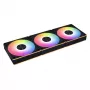 LIAN LI UNI FAN CL 120 mm ARGB juodas 3 vnt. rinkinys