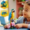 LEGO kūrybinis rinkinys Egzotiška papūga 31136 – Creator modelis, 253 detalės, 220×120×110 mm