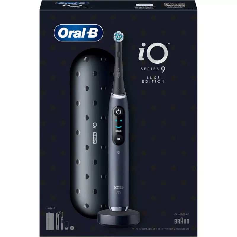 Oral-B iO Series 9 Luxe Edition Black Onyx dantų šepetėlis