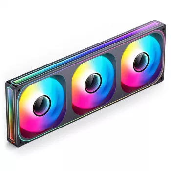Ventiliatorių rinkinys radiatoriui Jonsbo ZB-360 PWM ARGB 360mm juodas