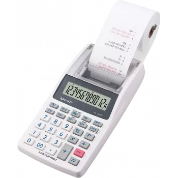 Sharp EL-1611V stalinis finansinis skaičiuotuvas, pilka/balta
