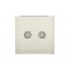 Extralink sieninis spintos stovas 9U 600x600 ASP pilkas, metalinės durys