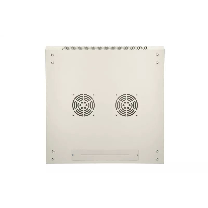 Extralink sieninis spintos stovas 9U 600x600 ASP pilkas, metalinės durys