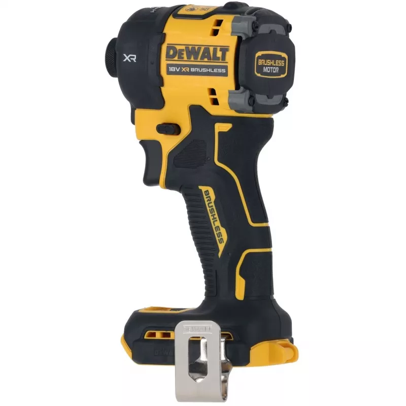 Atsuktuvas belaidis DeWalt DCF870NT-XJ, 18V Li-Ion, 56 N·m, 1/4 colio griebtuvas, pistoletinė rankena, 100 mm ilgio