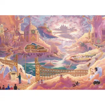 Dėlionė Schmidt Spiele 58608 Zac Kinkade Kingdom of Heaven – 1000 dalių, fantastinis paveikslas
